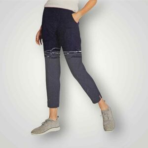 EDDIE Bauer‎ Pants Womens Size XXL  Plus Navy Travel Ankle Stretch New